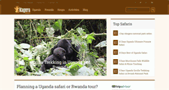 Desktop Screenshot of kagerasafaris.com